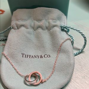 Authentic Tiffany & co interlocking circles bracelet.